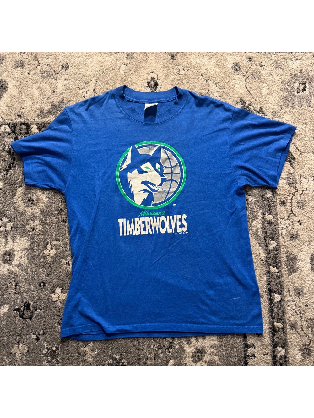 80’s Timberwolves “Shep” Orginal Logo NBA Single Stitch Tee